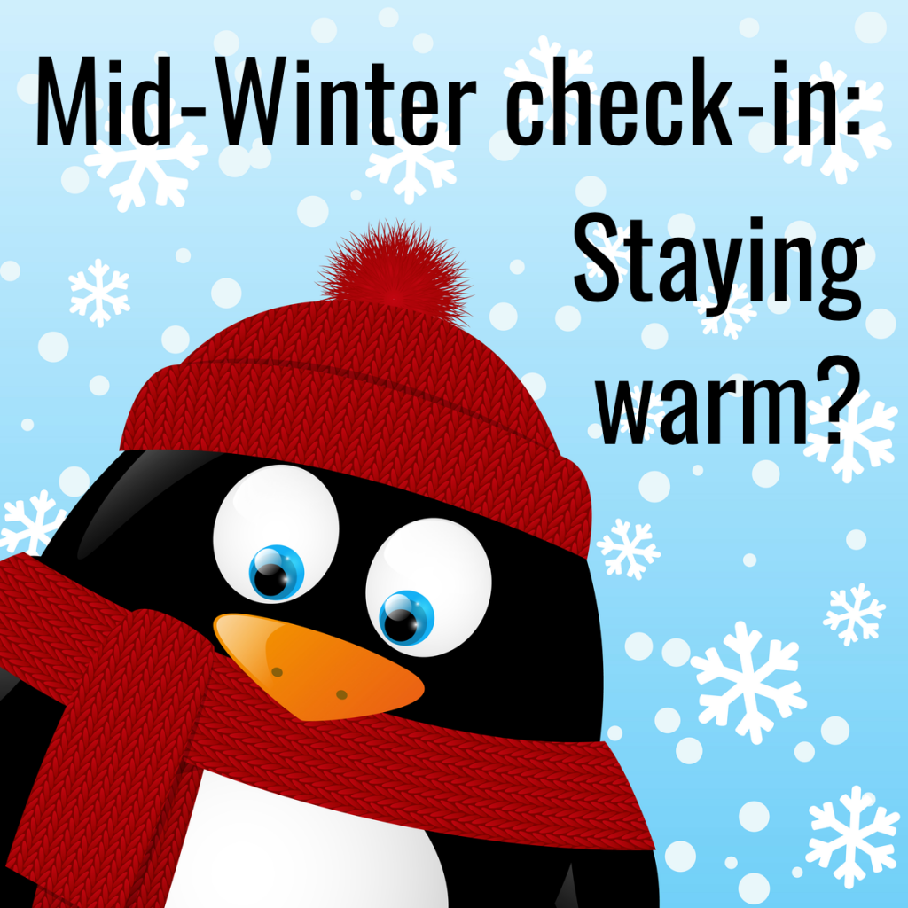 Mid-Winter check-in: Staying warm?